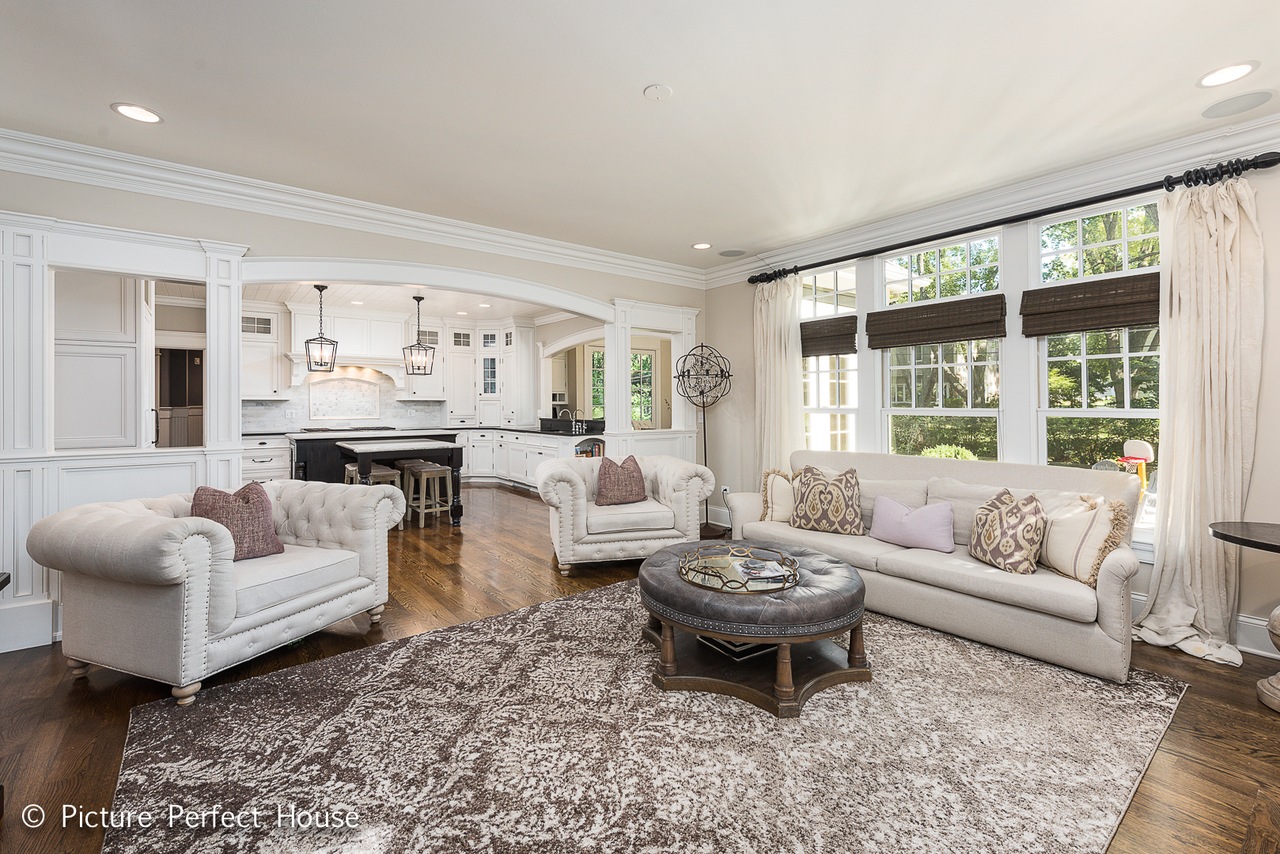 Living Room Remodel by Fox Valley Interior Designer Lea Placek